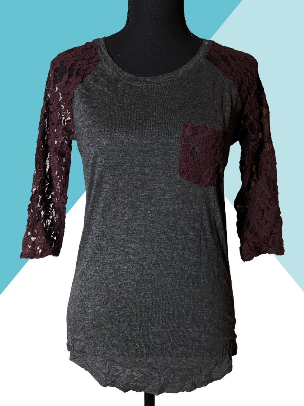 Emypre Lace Quarter Sleeve